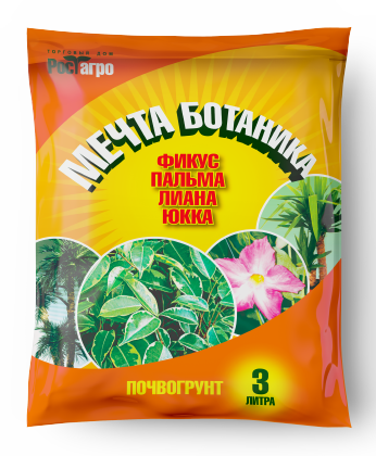 Почвогрунт Фикус, пальма, лиана, юкка